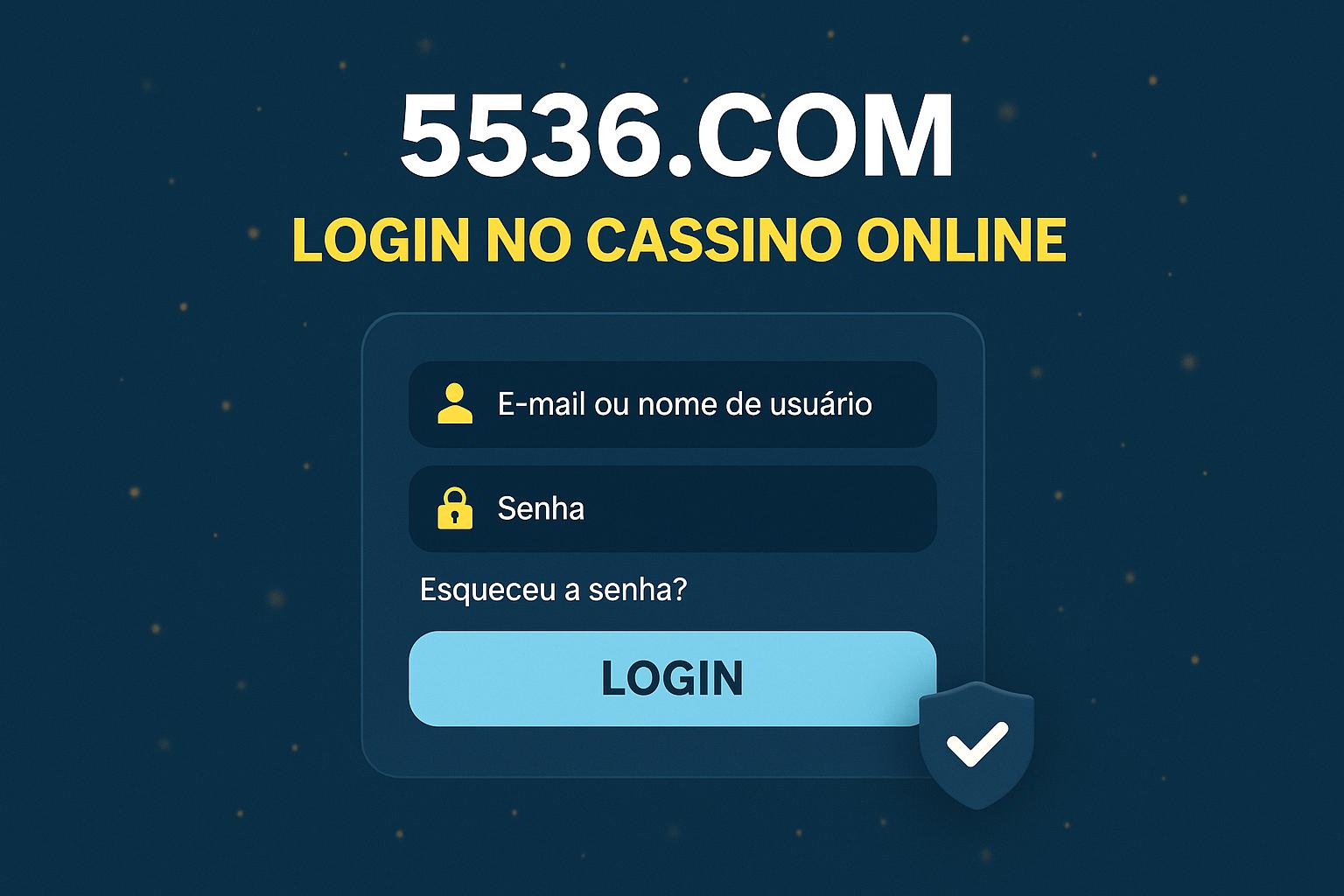 Criar uma nova Conta no plataforma 5536.COM